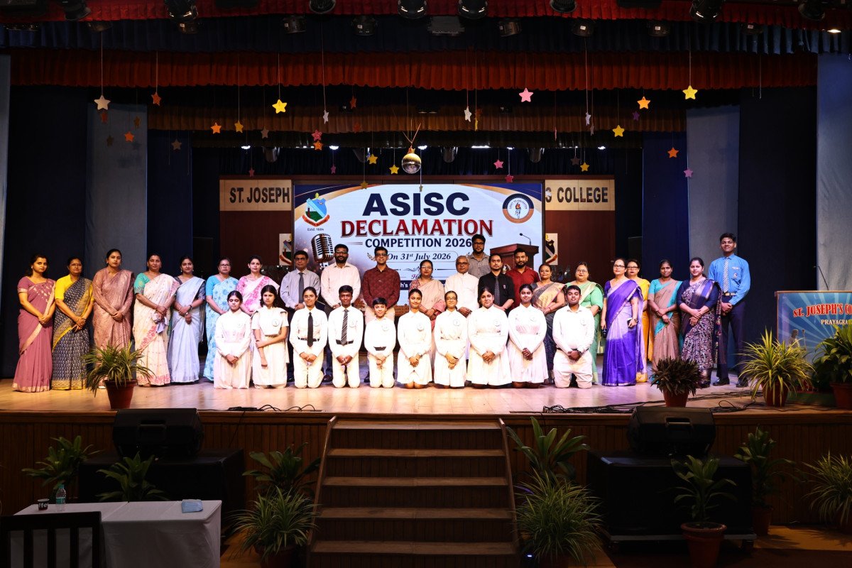 St. Joseph's College Hosts ASISC Fr. George Hess Declamation Contest 2026; Alisha, Sanidhya, Ayushi Win Top Honors
