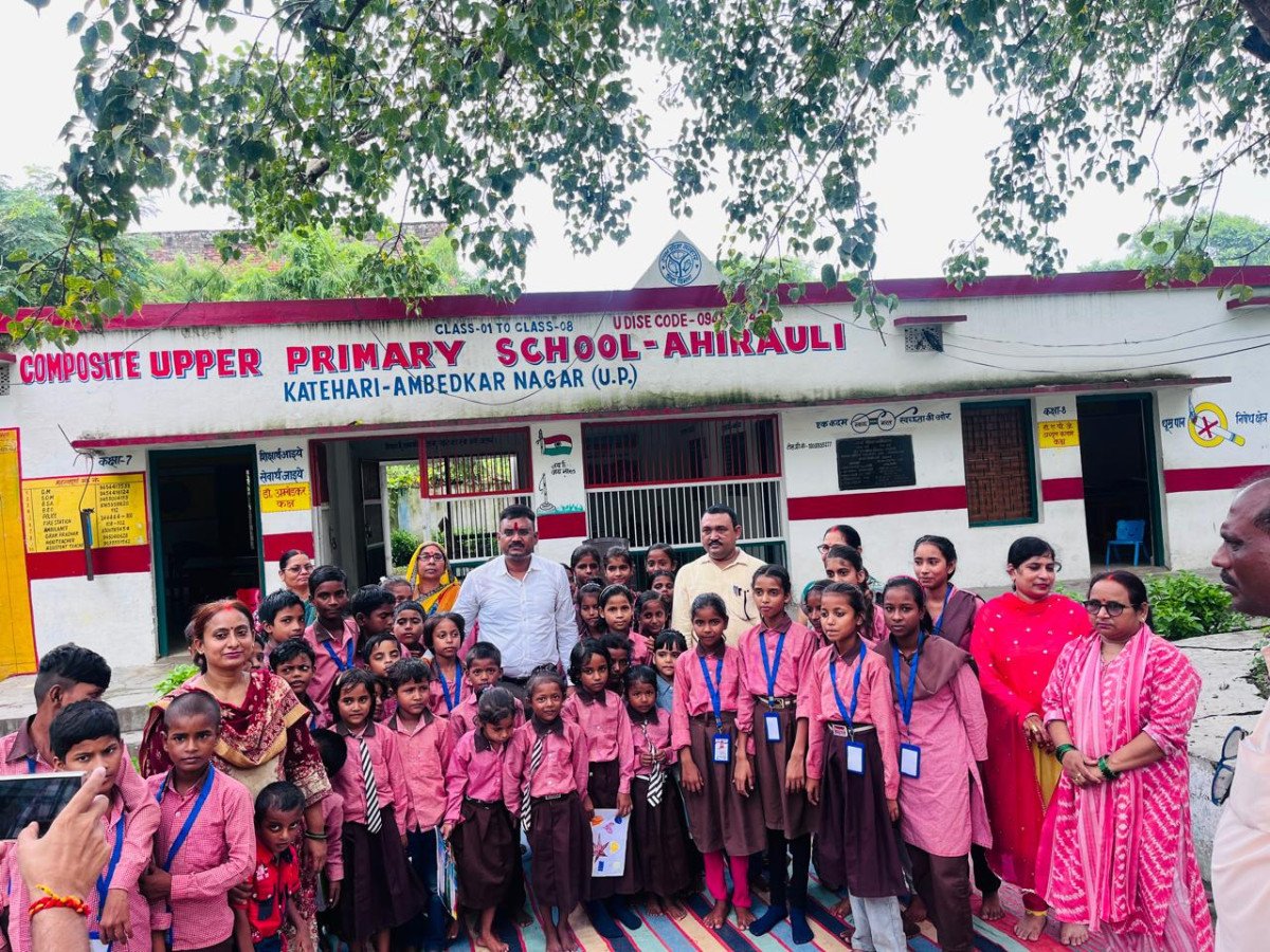 Ambedkar Nagar DM Isha Priya Launches Unique Raksha Bandhan Initiative: Officers Visit Primary Schools to Share Joy