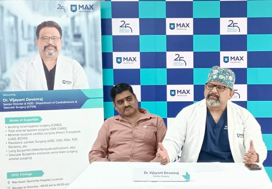 Max Hospital Lucknow Performs Advanced Endoscopic Heart Surgery on High-Risk Patient