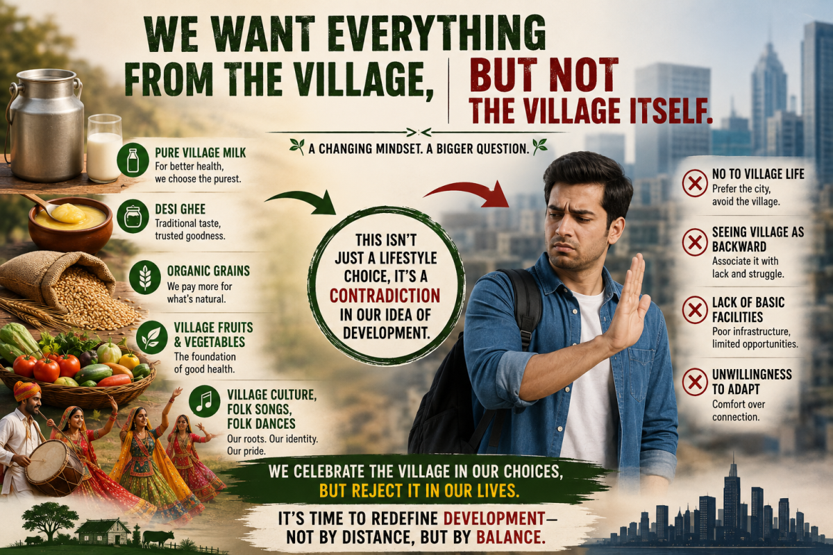 I want everything in the village, but I don't want the village.