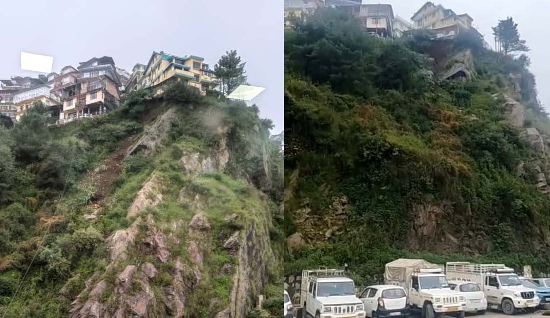 Rockfall in Shimla, Damages Vehicles, Public Scared