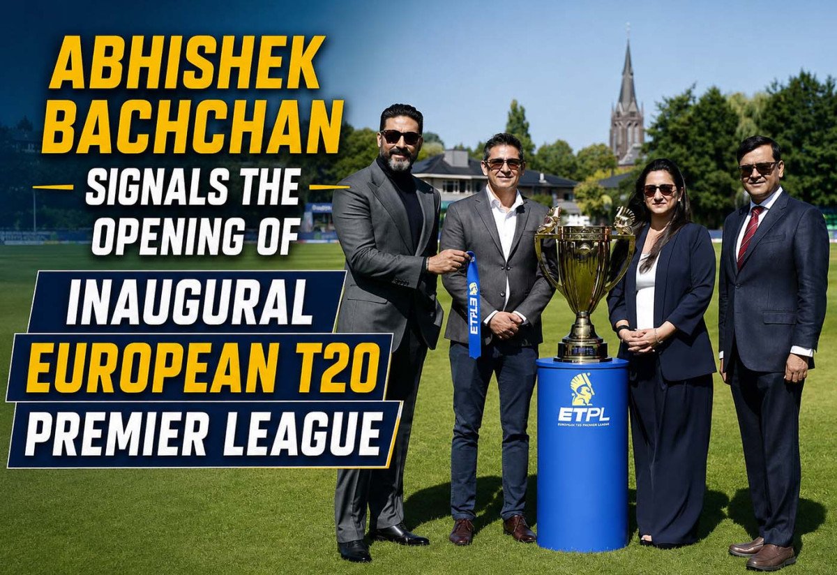 Abhishek Bachchan Signals the Opening of Inaugural European T20 Premier League