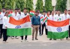 Medical Students Lead Vibrant 'Har Ghar Tiranga' Prabhat Pheri at Mahamaya Medical College