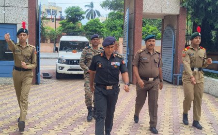 Col. Anil Sharma Inspects NCC Enrollment Drive at Montfort Inter College in Lucknow
