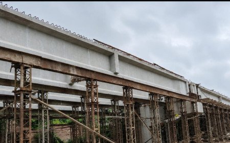 Construction of Bisuhi River Bridge Crosses 60 Percent Completion, Set to Connect Three UP Districts by 2028