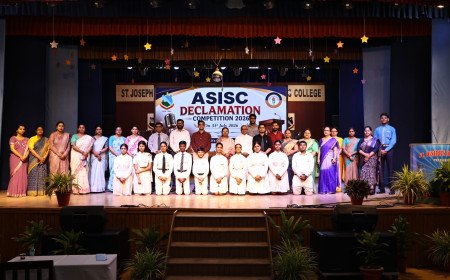 St. Joseph's College Hosts ASISC Fr. George Hess Declamation Contest 2026; Alisha, Sanidhya, Ayushi Win Top Honors