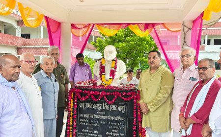 13th Death Anniversary of Social Worker 'Laat Babu' Commemorated in Kunda