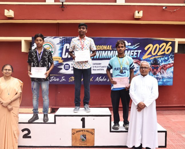 CISCE UP Regional Swimming Championship 2026 Concludes with Spectacular Finale at St. Joseph's College