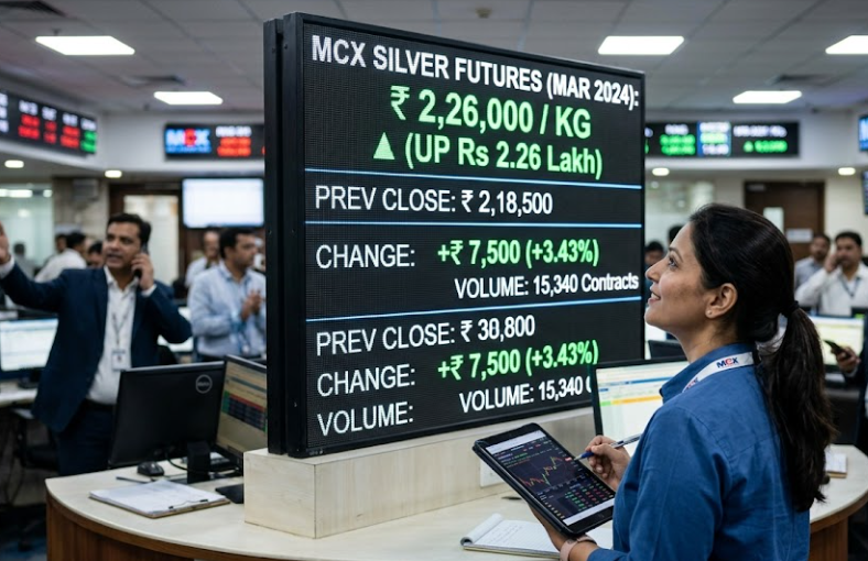Silver Futures Rise to Rs 2.26 Lakh Per Kg on MCX