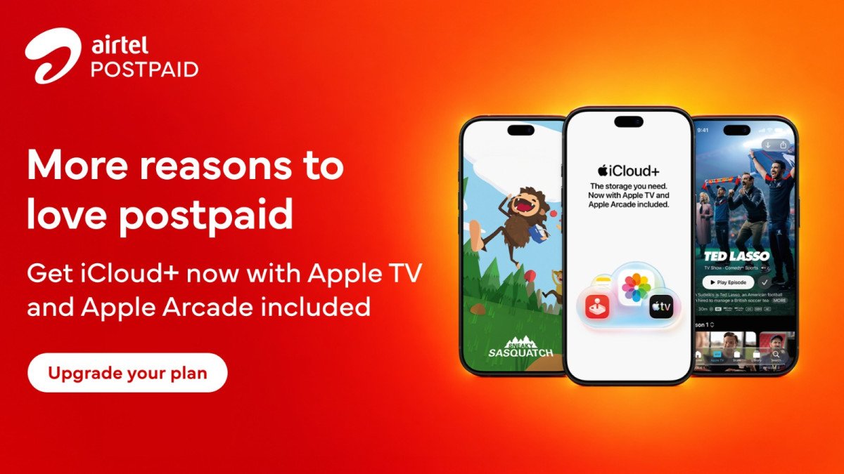 Bharti Airtel Enhances ₹999+ Family Postpaid Plans with Apple iCloud+, Apple TV, and Apple Arcade