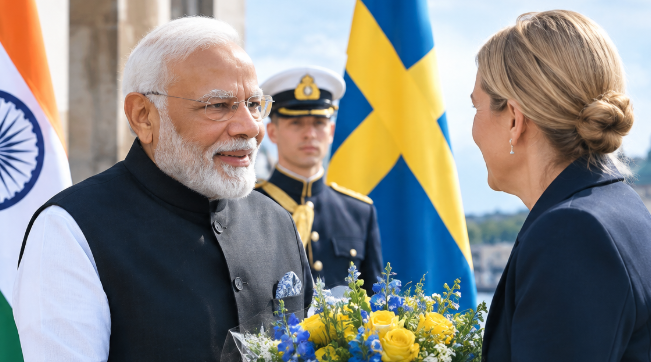 PM Modi Begins Two-Day Sweden Visit, Boosts India-Sweden Ties