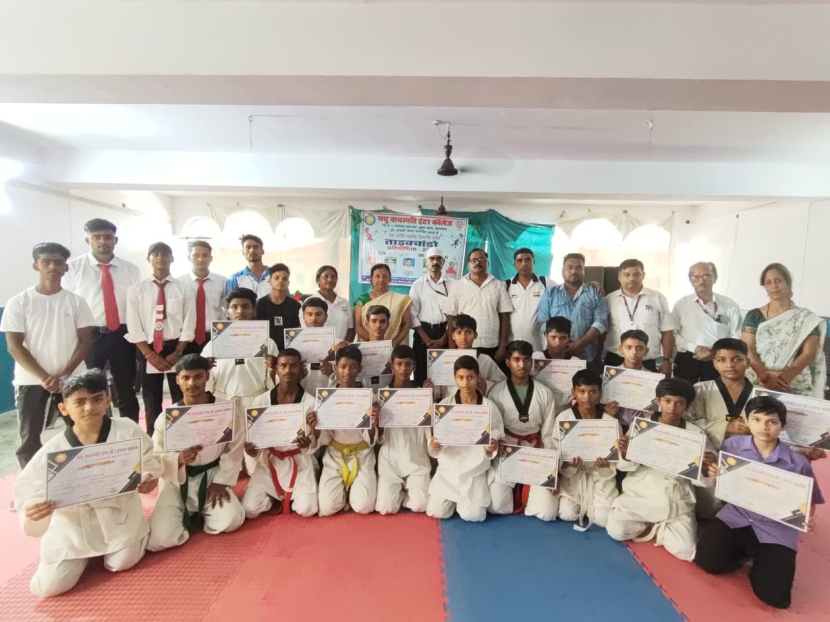 Prayagraj Martial Arts Prodigies Shine Bright at Madhu Vachaspati Taekwondo Championship