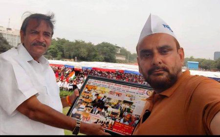 BJP Fields Employee Leader Er. Harikishore Tiwari from Agra Graduate Constituency, Teachers and Staff Celebrate