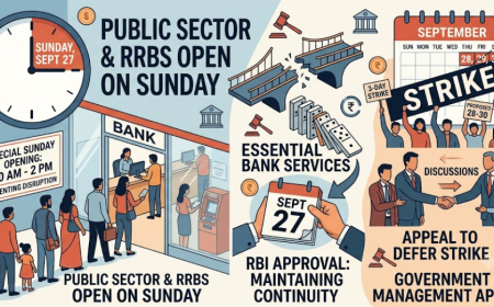 RBI Approves Banks Open Sunday Before 3-Day Strike