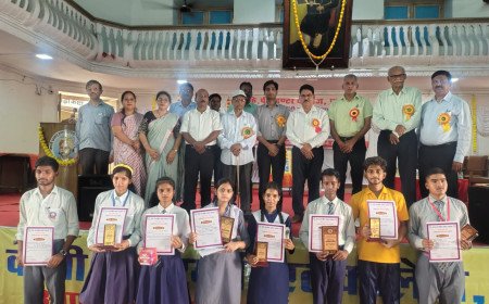 Spotlighting Hindi in the Digital Era: Vedant Wins Top Honors at KP Inter College Debate Contest
