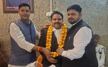 Sonu Kumar Pandey Joins Soraon Bar Association, Appointed Jansatta Dal Legal Cell VP