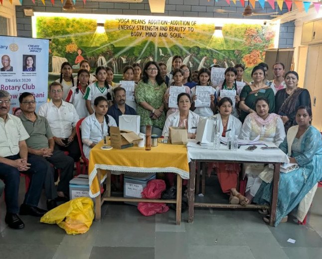 Rotary Clubs Host Cervical Cancer Awareness and HPV Vaccination Drive in Lucknow