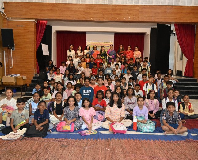 NCR Women's Welfare Organization Hosts Drawing and Painting Competition for Railway Children in Subedarganj