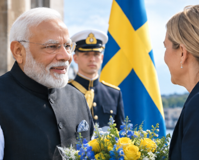 PM Modi Begins Two-Day Sweden Visit, Boosts India-Sweden Ties
