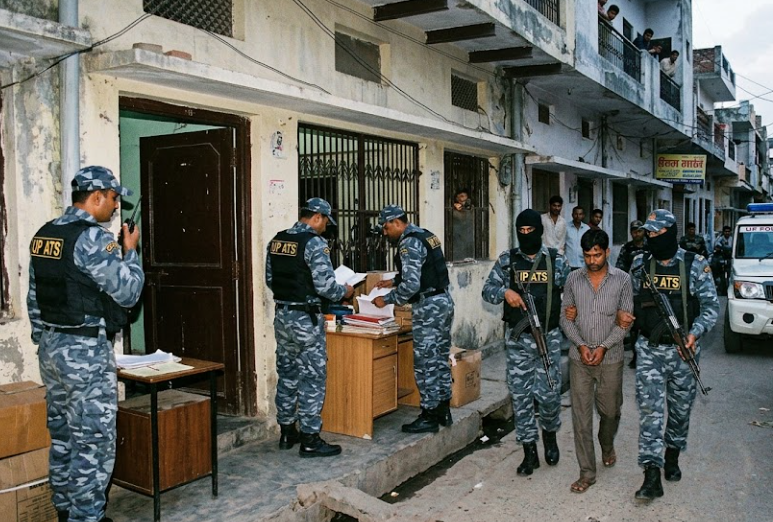 UP ATS Raids 15 Districts Targeting Bhatti Network