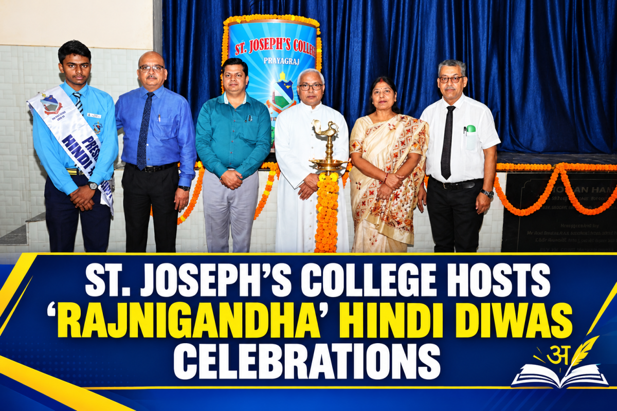 St. Joseph’s College Hosts ‘Rajnigandha’ Hindi Diwas Celebrations