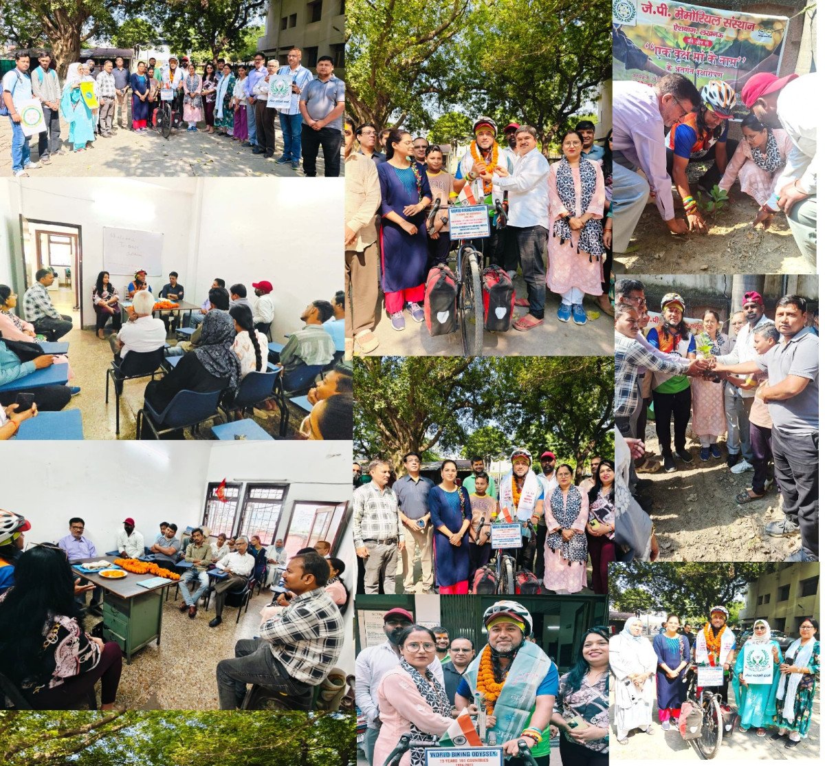 World Cyclist Somen Debnath Shares Inspiring 191-Country Journey at Bharatiya Yoga Parishad in Lucknow