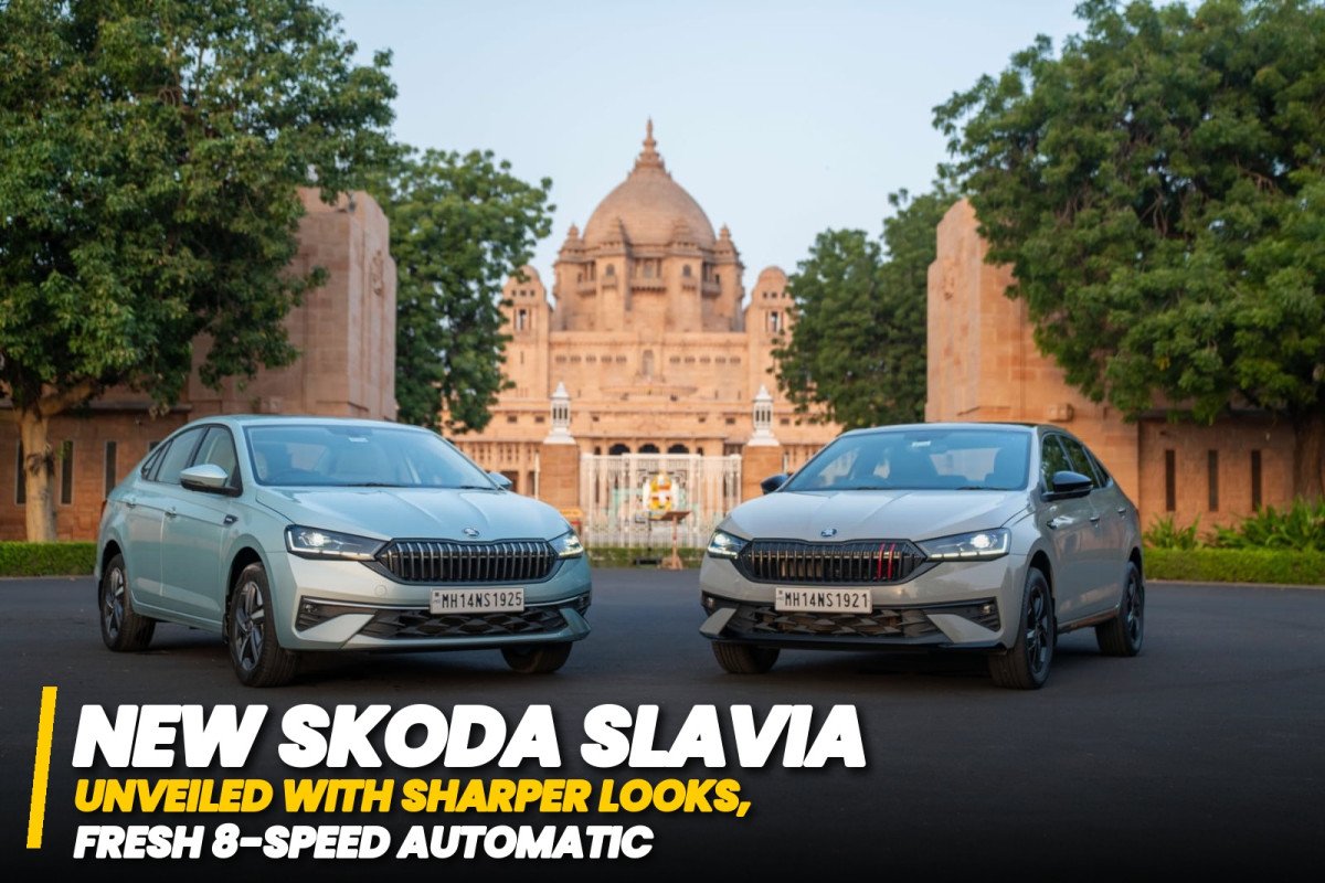New Skoda Slavia Unveiled with Sharper Looks, Fresh 8-Speed Automatic; Prices Announced