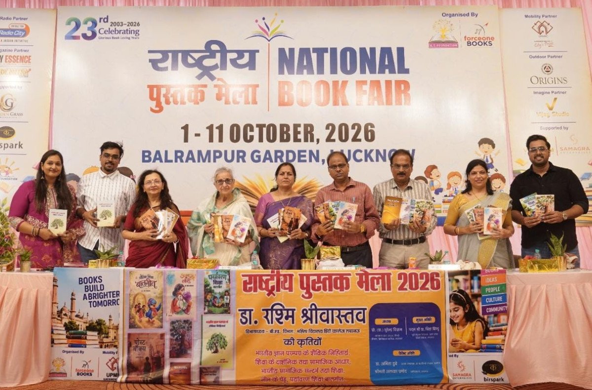 Eight Books by Dr. Rashmi Srivastava Released at Lucknow's National Book Fair by Padma Shri Dr. Vidya Bindu