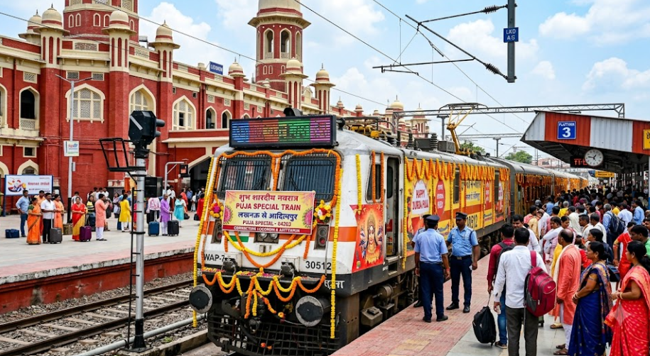 Puja Special Train Links Lucknow, Adityapur