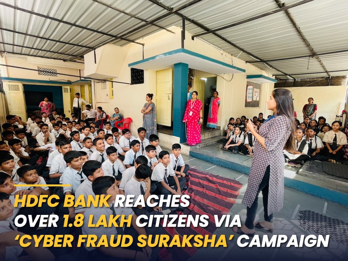 HDFC Bank Reaches Over 1.8 Lakh Citizens via ‘Cyber Fraud Suraksha’ Campaign