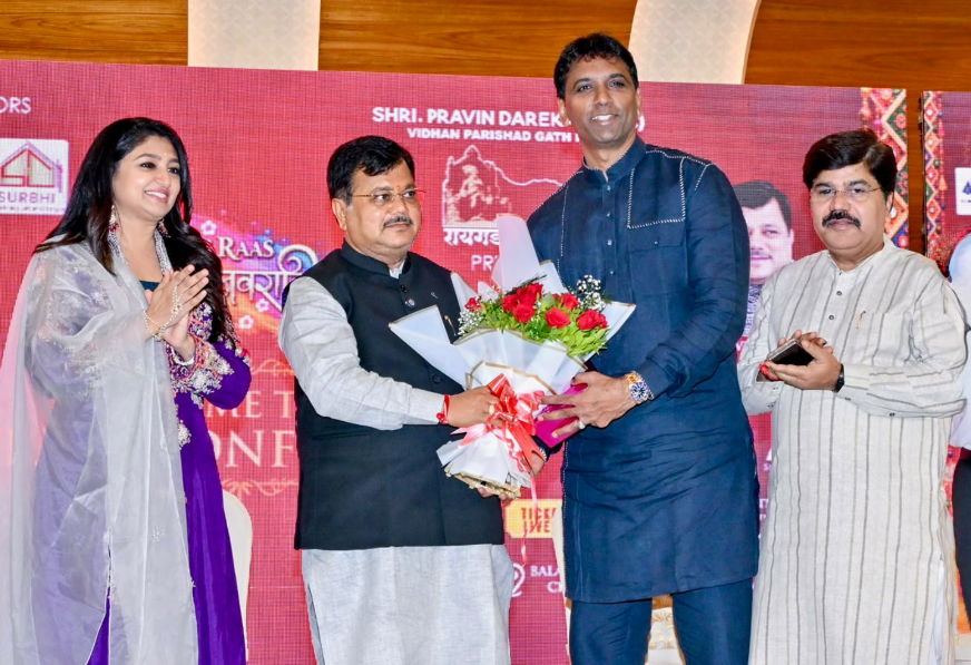 Bhoomi Trivedi Unveils India's First AI-Powered Navratri Song at Rang Raas