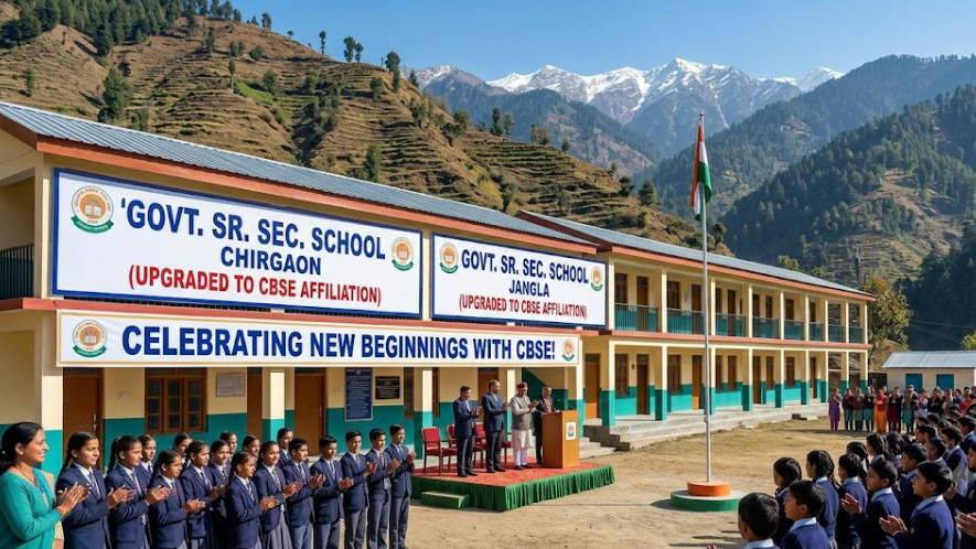 Chirgaon, Jangla Senior Secondary Schools Upgraded to CBSE Affiliation