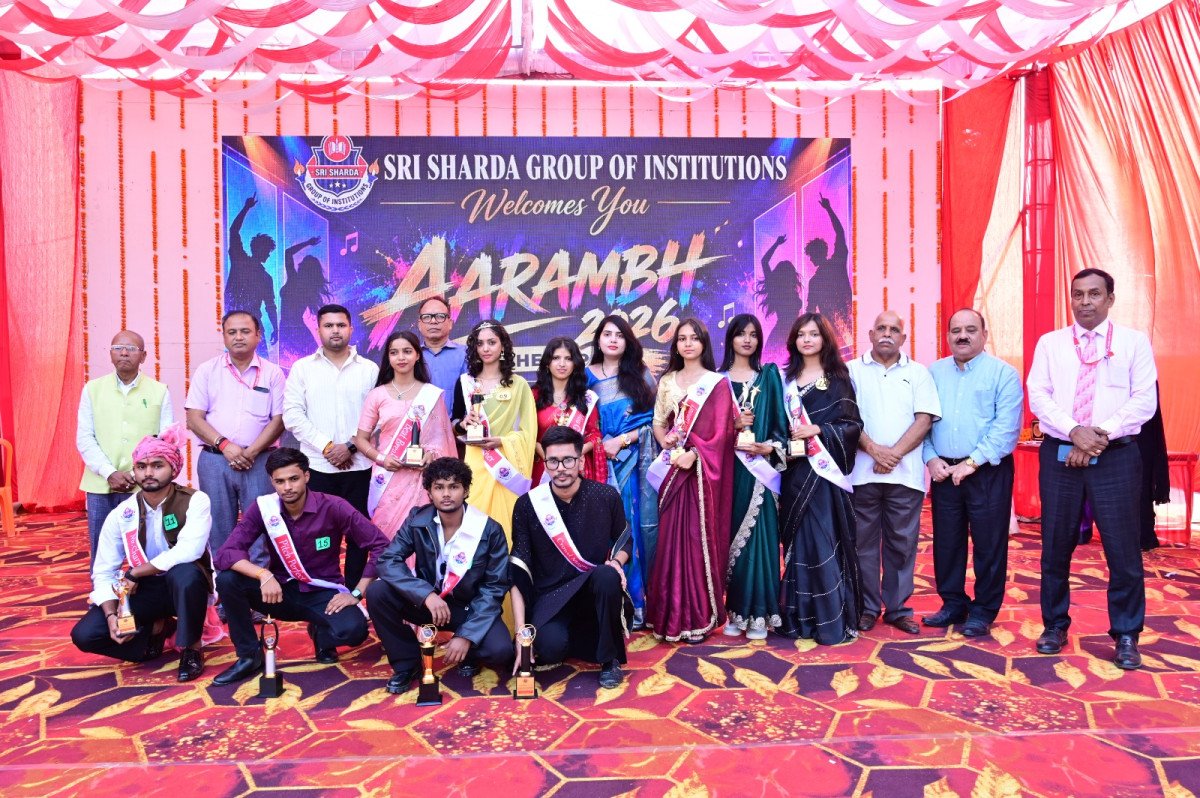 Shri Sharda Group of Institutions Welcomes Batch of 2026 with Grand Annual Fresher's Celebration 'Aarambh 2026'