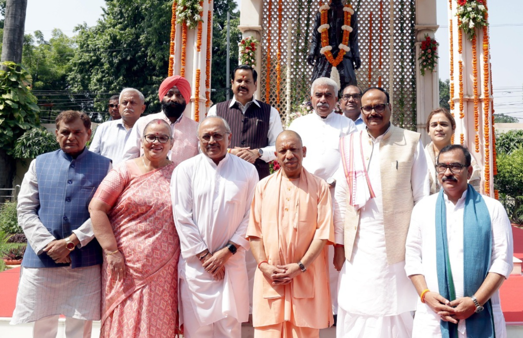Yogi Adityanath Honours Lal Bahadur Shastri on Birth Anniversary