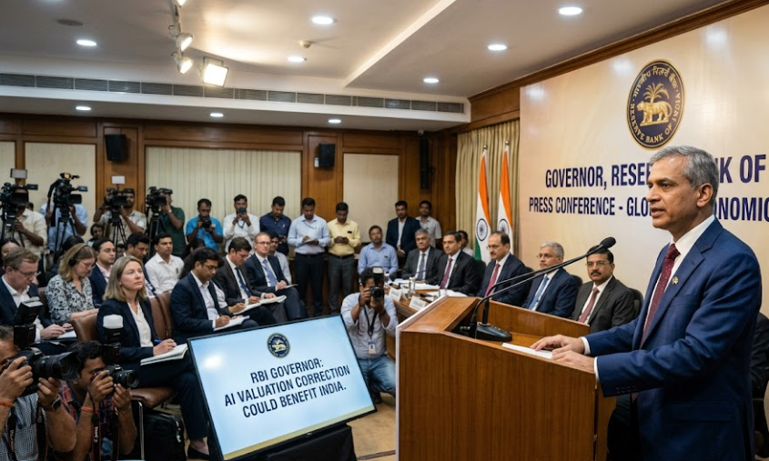 RBI Governor: AI Valuation Correction Could Benefit India