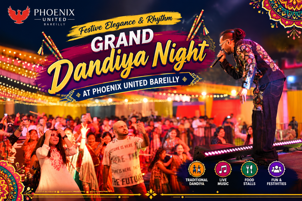 Festive Elegance & Rhythm: Grand Dandiya Night at Phoenix United Bareilly