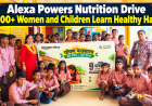 #Alexa Powers Nutrition Drive in Kanpur: 2,200+ Women and Children Learn Healthy Habits