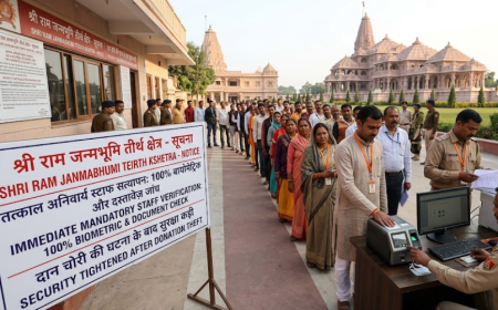 Ayodhya Ram Mandir Orders 100% Staff Verification After Donation Theft