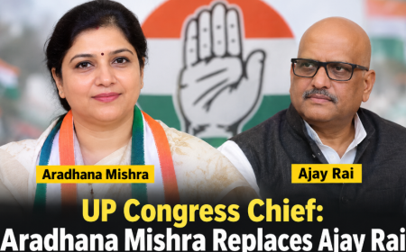 UP Congress Chief: Aradhana Mishra Replaces Ajay Rai