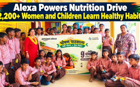 #Alexa Powers Nutrition Drive in Kanpur: 2,200+ Women and Children Learn Healthy Habits