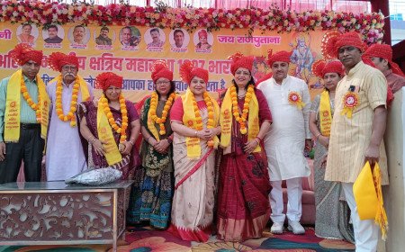 Akhil Bharatiya Kshatriya Mahasabha Holds Shaurya Swabhiman Conference in Kanpur, Demands Equal Laws and Merit-Based Rights