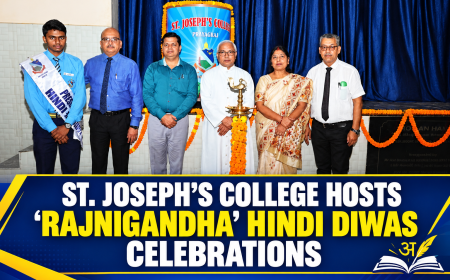 St. Joseph’s College Hosts ‘Rajnigandha’ Hindi Diwas Celebrations