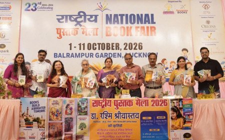 Eight Books by Dr. Rashmi Srivastava Released at Lucknow's National Book Fair by Padma Shri Dr. Vidya Bindu
