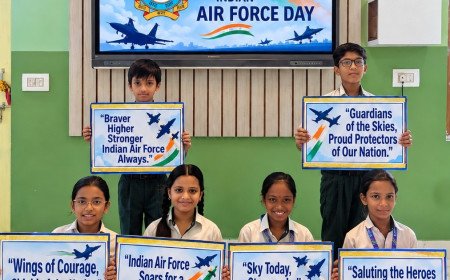 SKD Academy and SKD International School Celebrate 94th Indian Air Force Day with Patriotic Fervour