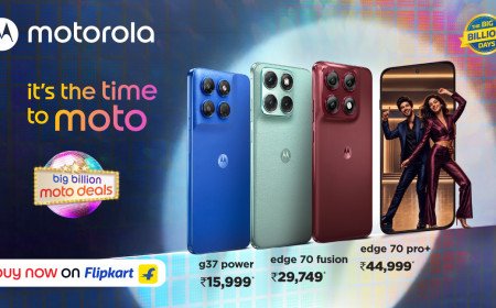 Motorola Launches Big Billion Moto Deals on Flipkart Big Billion Days 2026 with Festive Offers on Edge 70 Series