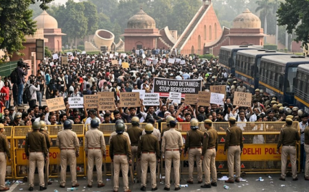 Gyanesh Kumar Protest: 1,000 Detained, Jantar Mantar Blocked