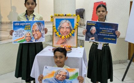 Lucknow Students Pledge to Dream Big as SKD Schools Honour “Missile Man” Kalam on 95th Birth Anniversary