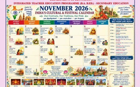 Allahabad University ITEP Students Launch Multilingual Digital Cultural and Festive Calendar