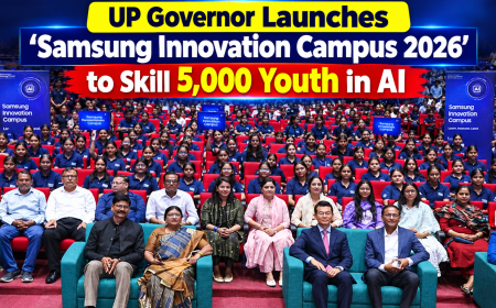 UP Governor Launches 'Samsung Innovation Campus 2026' to Skill 5,000 Youth in AI