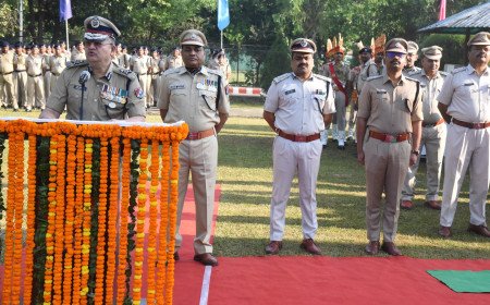 North Central Railway RPF Pays Solemn Tribute to Fallen Personnel with Martyrs’ Parade in Prayagraj
